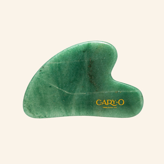 Gua Sha cuarzo verde