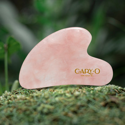 Gua Sha cuarzo rosado